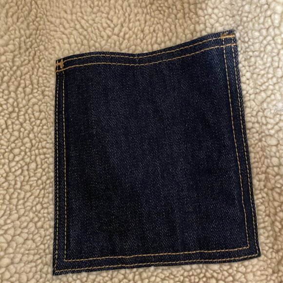 Levis Sherpa jacket dark wash denim Excellent condition Size XXL - Picture 8 of 10